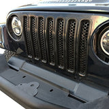 Grill Mesh Inserts Clip-in Honeycomb Grille Guards for 1997-2006 Jeep Wrangler TJ & Unlimited (Pack of 7) - VXDAS Official Store