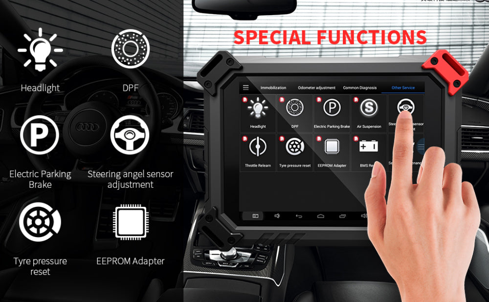 XTOOL X-100 PAD2 Tablet Key Programmer Special Functions Expert Update