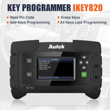 Original Autek IKey820 OBD2 Car Key Programmer Support All Key Lost No Token Limitation - VXDAS Official Store