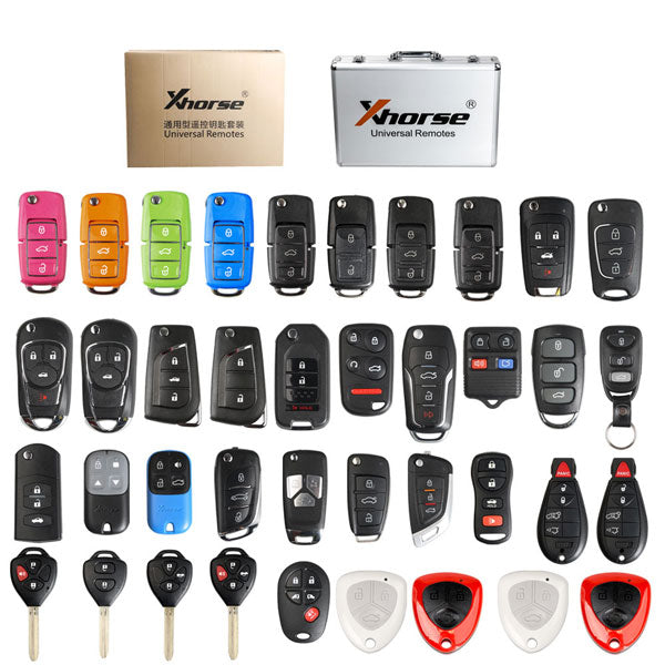 Xhorse XKRSB1EN Universal Remote Keys English Version Packages 39 Pieces for VVDI2 or VVDI Mini Key Tool - VXDAS Official Store