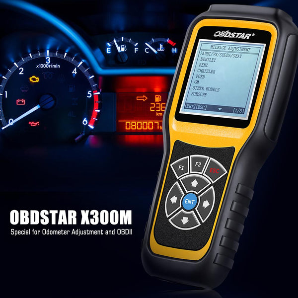OBDSTAR X300M Specially Odometer Adjustment Via OBD2 Support Mercedes Benz & MQB VAG KM Function - VXDAS Official Store