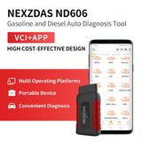 Humzor NexzDAS ND606 Gasoline and Diesel Integrated Auto Diagnosis Tool for Both Cars and Trucks - VXDAS Official Store