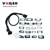 VXDAS Universal Harness Kit Splitter Extension 16Pin OBD T Cable Car/Auto Plastic Flange Mount Brackets/Connector/Adapter Set - VXDAS Official Store