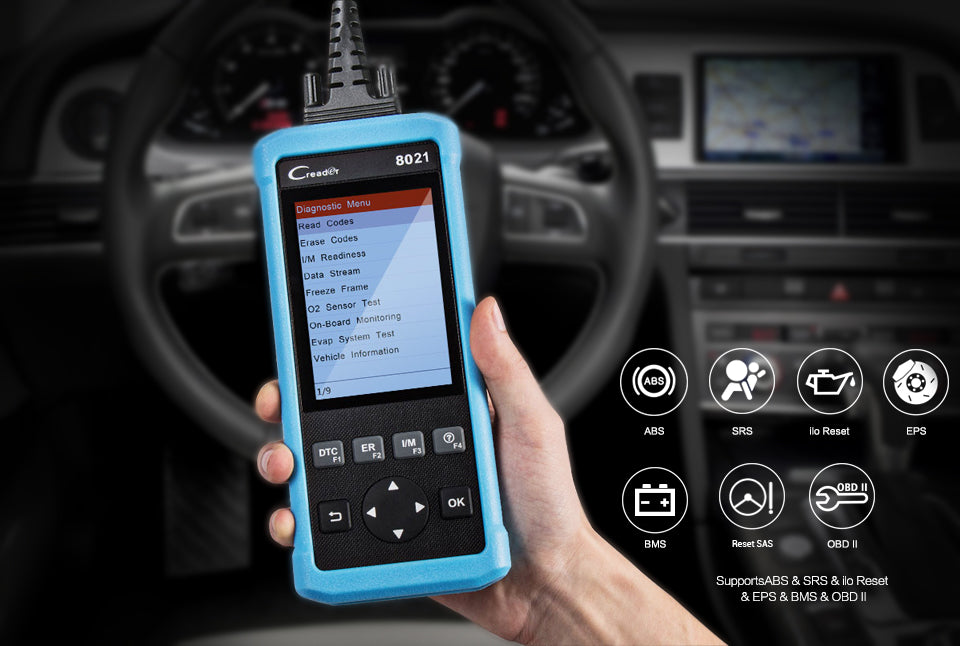 Launch CReader 8021 Full OBD2 Diagnostic Scanner With Battery Manageme