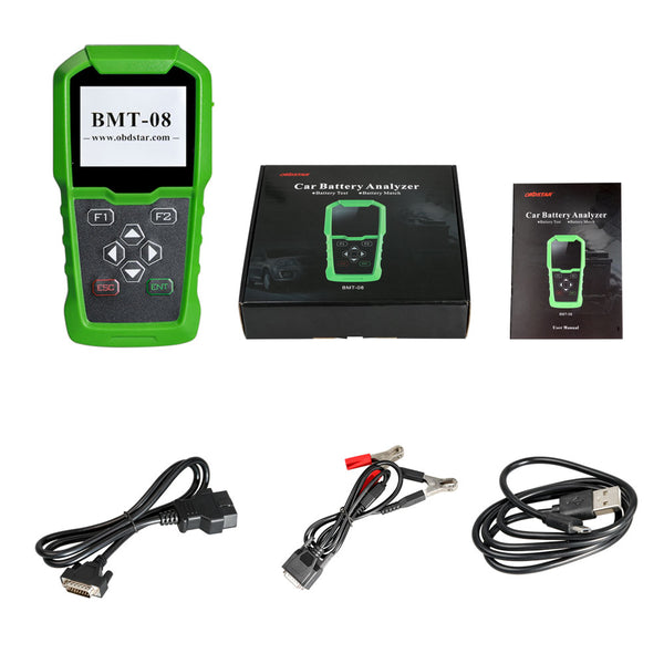 OBDSTAR BMT-08 Car Battery Analyzer Automotive Load Battery Tester and Car Battery OBD2 Match tool - VXDAS Official Store