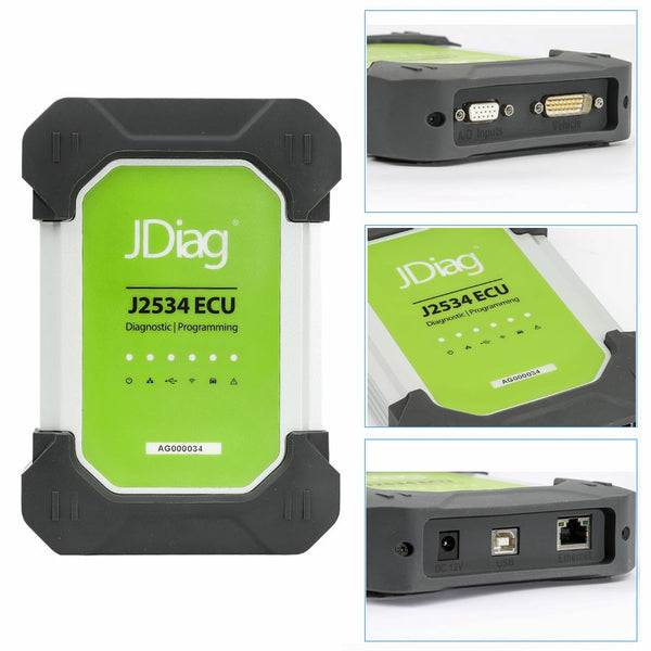 JDiag Elite II Pro J2534 Device with Full Adapters Diagnostic & Programming 2 in 1 with DELL E6430 Full Set - VXDAS Official Store