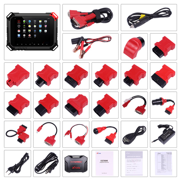 XTOOL EZ500 Full-System WIFI Diagnosis Online Update Key Programmer for Gasoline Vehicles - VXDAS Official Store