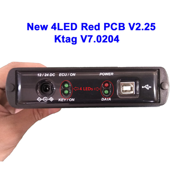 Kess V2 Master V5.017 Red PCB Online Version V2.53 Plus Ktag 7.020 SW V2.25 Red PCB EURO No Token Limited - VXDAS Official Store