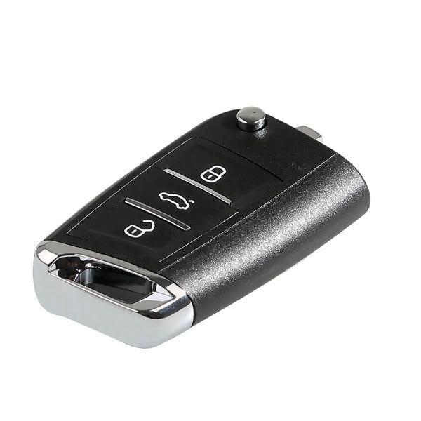 Xhorse VW MQB Flip Style Transponder Key with 3 Regular Buttons - VXDAS Official Store