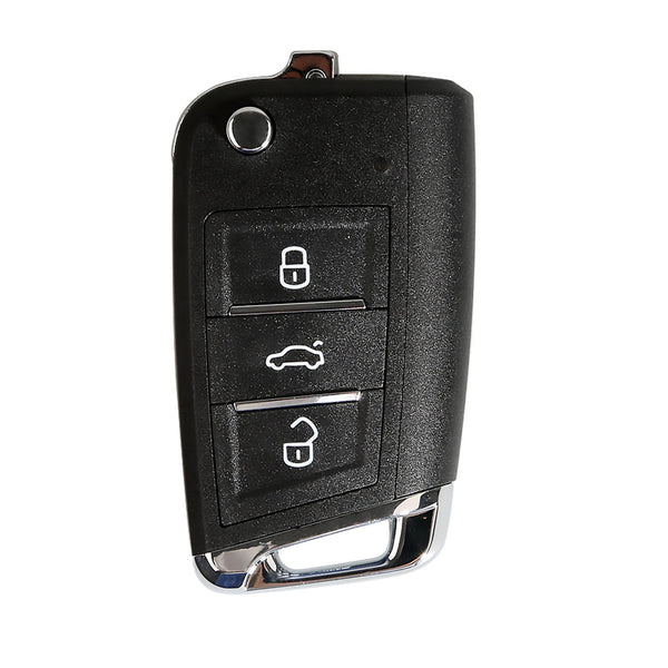 Xhorse XKMQB1EN VW MQB Style Flip Transponder Key 3 Buttons for VVDI Key Tool