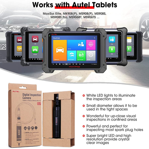 Autel MaxiVideo MV105 WORKS WITH TABLETS