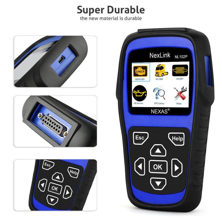 NEXAS Heavy Duty Truck Scanner Nexlink NL102P, All Syste Diagnostic NEXAS Heavy Duty Truck Scanner Nexlink NL102P, All Syste Diagnostic