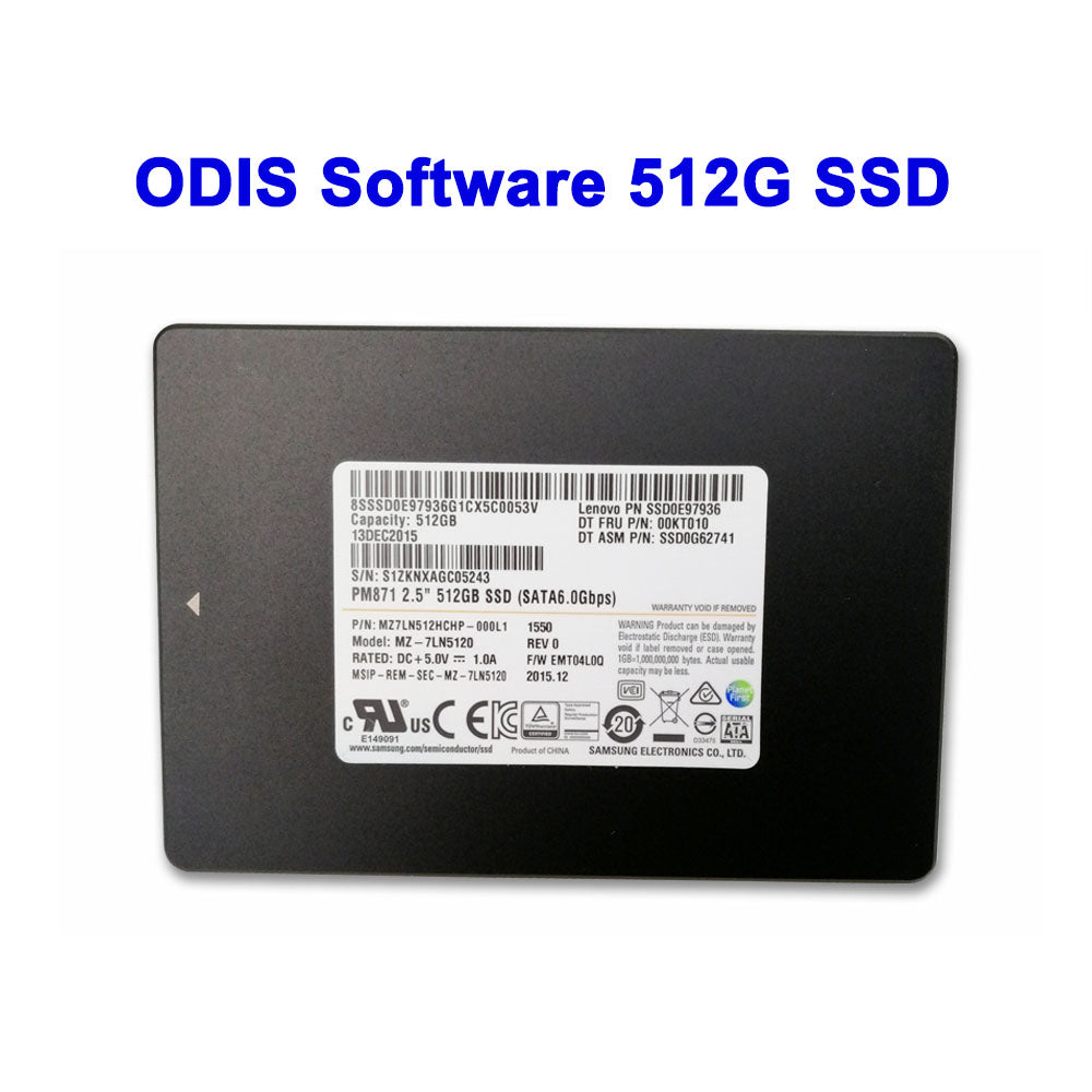ODIS Software V25.03 V-W A-udi Elsawin 6.0 Vag ETKA 8.3 ODI-S Engineer Software V19 Installed In HDD/SSD