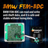 OEM BMW FEM-BDC 95128/95256 Chip Anti-theft Data Reading Adapter 8Pin Adapter Work with VVDI Prog/CG Pro 9S12/Orange5 - VXDAS Official Store