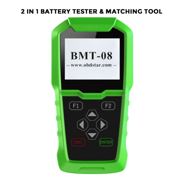 OBDSTAR BMT-08 Car Battery Analyzer Automotive Load Battery Tester and Car Battery OBD2 Match tool - VXDAS Official Store