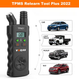 VXDAS TPMS Relearn Tool Plus Digital Tire Pressure Gauge 150 PSI,TPA01 2 in 1 TPMS Reset Sensor for G-M Buick/Chevy/Cadillac,Tire Monitor System Activation Tool 2022