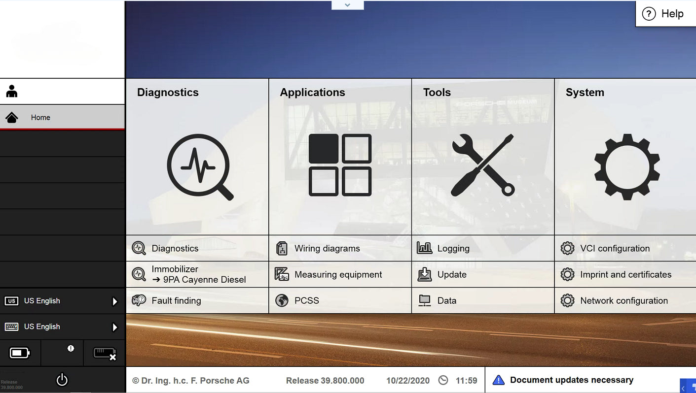 Piwis III Software Update Service V42.400.037+V38.250  Dual Software SSD for VXDAS SP36  Piwis 3 Software Update