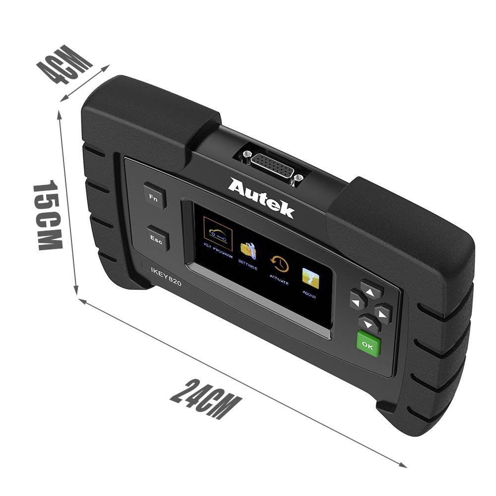 Autec Key Original Autek IKey820 OBD2 Car Key Programmer Support All Key Lost No