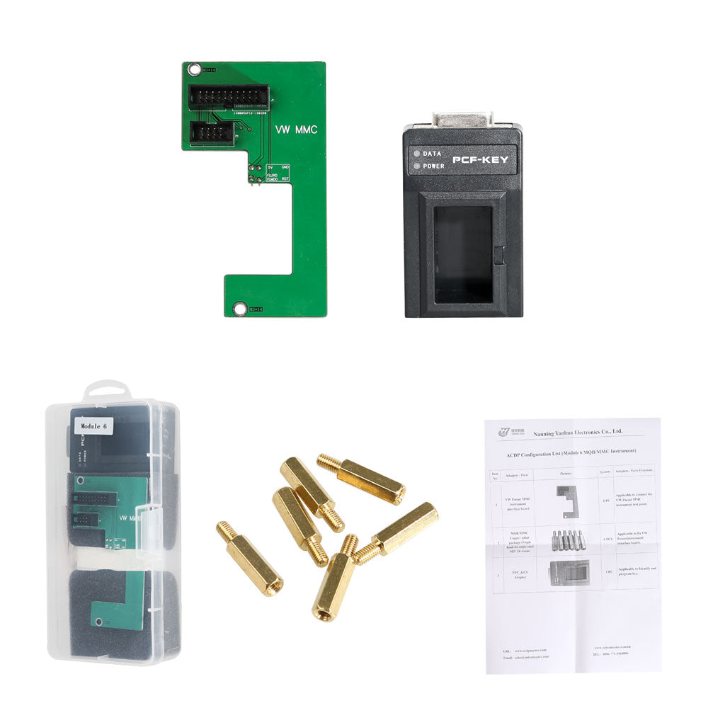 Yanhua Mini ACDP Module 6 MQB/MMC Instrument with Adapters
