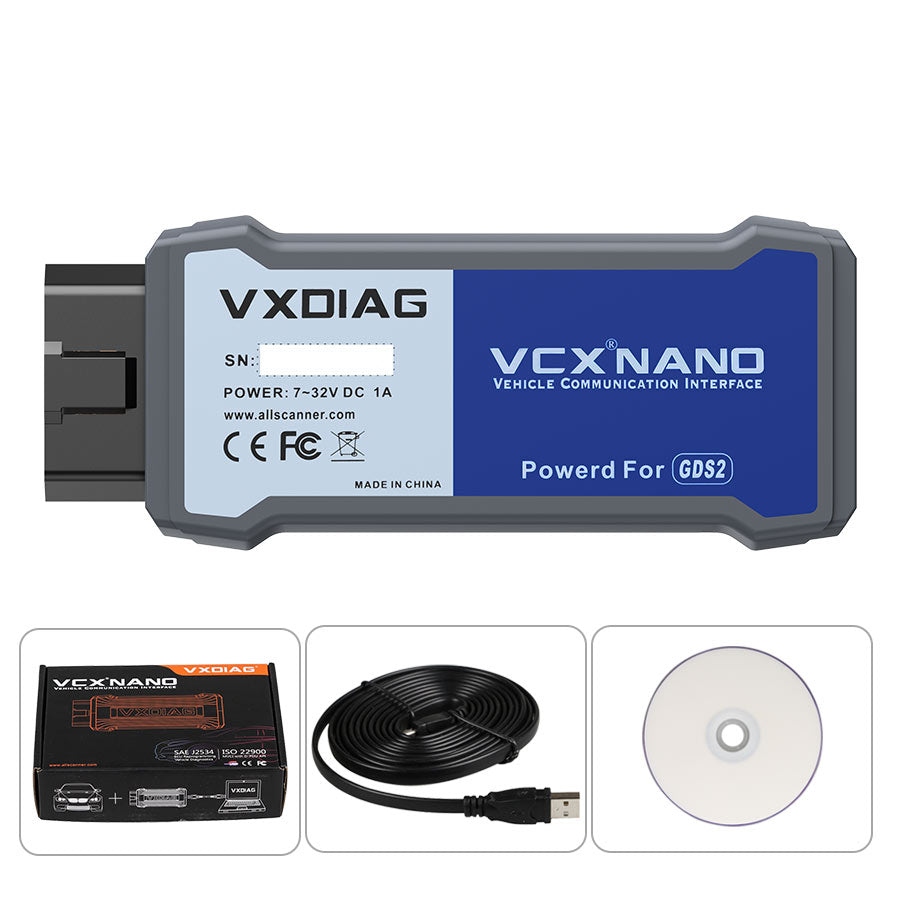 VXDIAG VCX NANO GDS2 and TIS2WEB for GM/OPEL Diagnostic Tool - VXDAS Official Store
