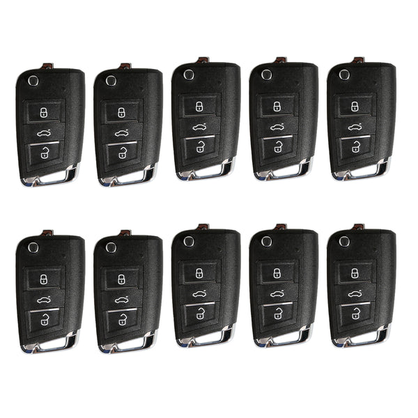 Xhorse VW MQB Smart Proximity Remote Key XSMQB1EN 3 Buttons for VVDI2 VVDI Key Tool - VXDAS Official Store