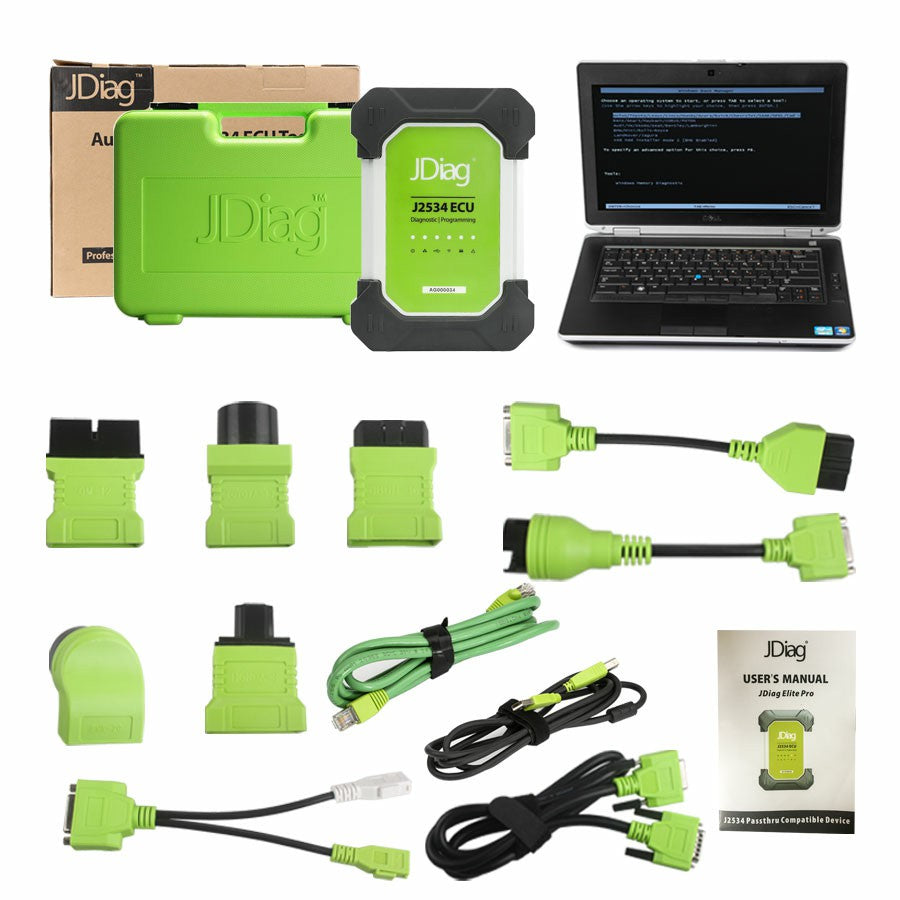 JDiag Elite II Pro J2534 Device with Full Adapters Diagnostic & Progra