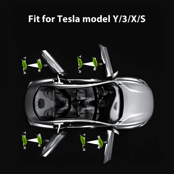 LED Logo Tesla Puddle Lights for Model 3/Y/S/X (2pcs/4pcs)