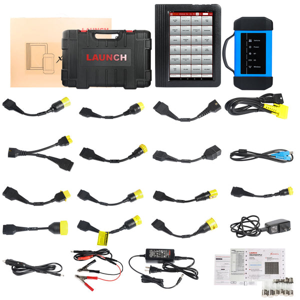 LAUNCH X431 V+ with HD3 HD III Module Heavy Duty Truck Diagnostic Tool for 24V Diesel Trucks 1 Year Free Update - VXDAS Official Store