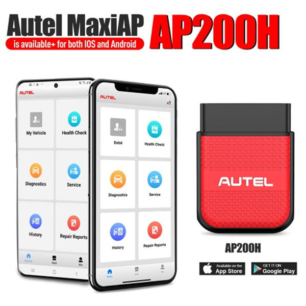 AUTEL MaxiAP AP200H Wireless Bluetooth OBD2 Scanner for All Vehicles