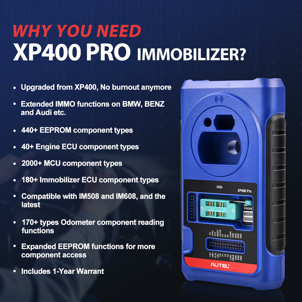 Autel MaxiIM IM508 XP400 PRO Automotive Scanner IMMO Programming Diagnostic Tool