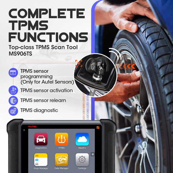 Autel MaxiSYS MS906TS TPMS Diagnostic Tool Auto Full System Wireless Scanner