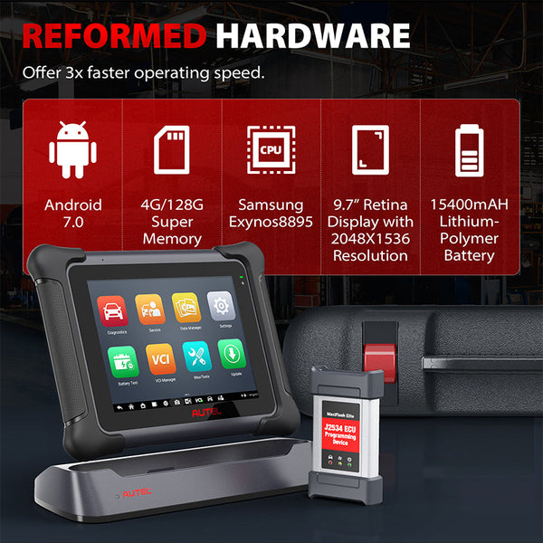 Autel Maxisys Elite II Dignostic Scanner Tool OBD2 Support MaxiFlash ...
