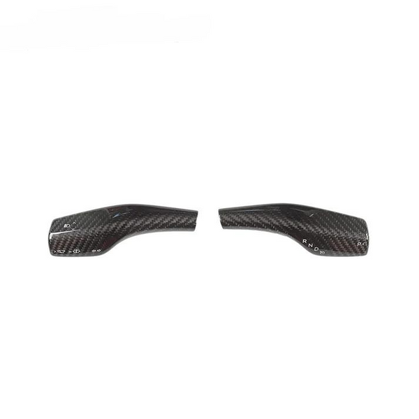 Carbon Fiber Turn Signal Wiper Stalk Covers For Model 3/Y