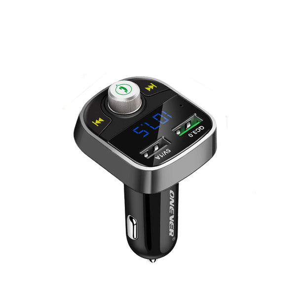 Fast Charger 3.0 FM Transmitter Bluetooth FM Modulator Handsfree Car MP3 Player Support USB Flash Drive SD Card FLAC/APE - VXDAS Official Store