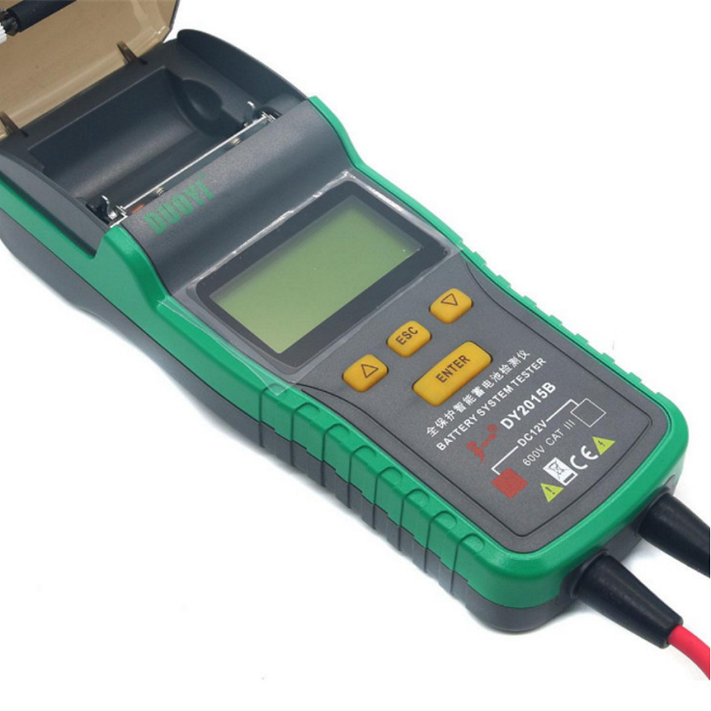 DUOYI DY2015B 12V Automotive Battery Tester with Printer Auto