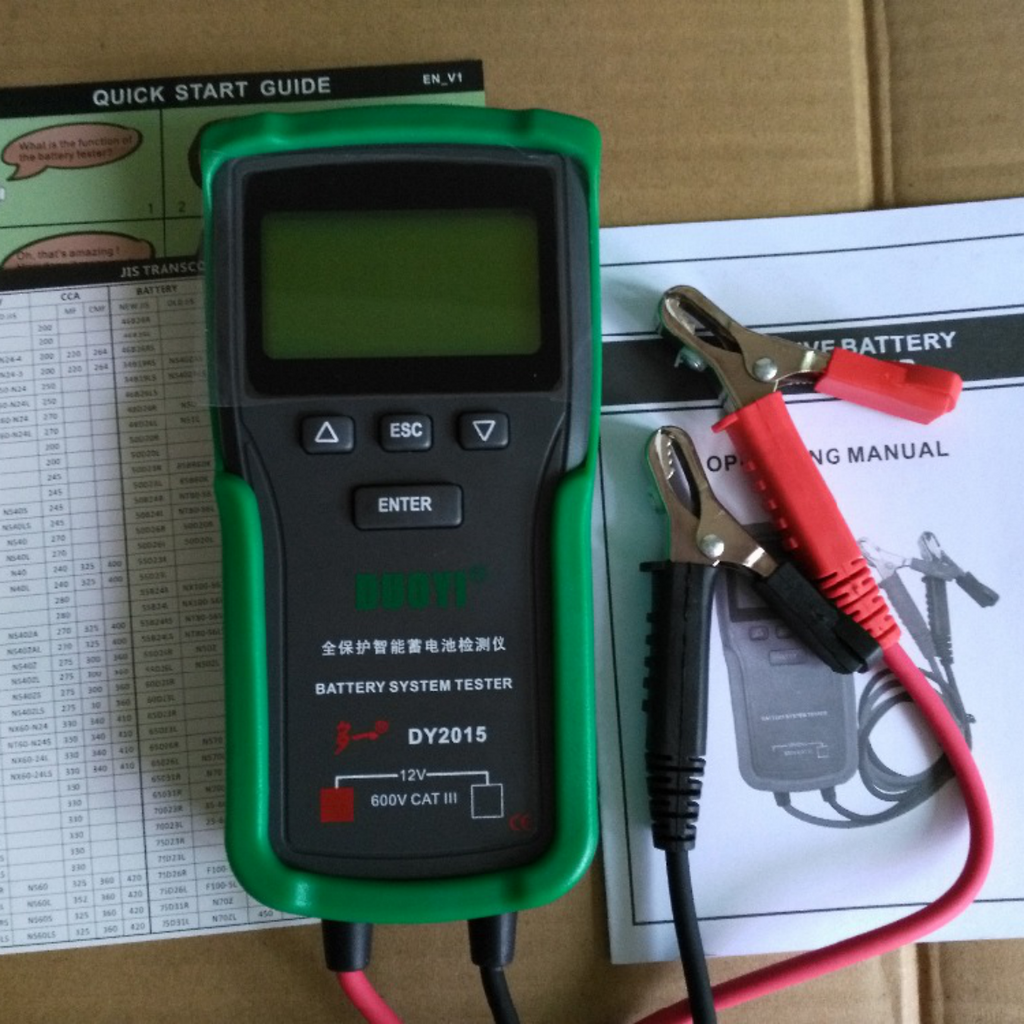 DY2015 12V Automtive Battery System Tester Capacity Maximum VXDAS Official Store