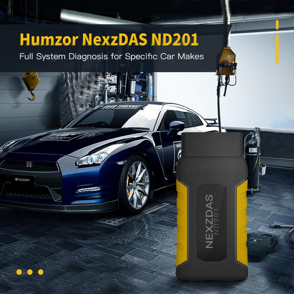 Humzor NexzDAS ND201 Full-System Diagnosis Tool OBD2 Scanner for Single Car Manufacturer with ABS, TPMS, DPF... - VXDAS Official Store