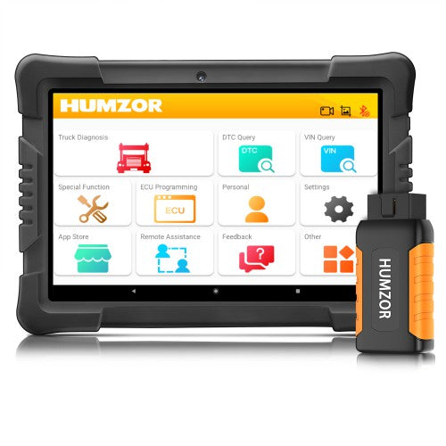 Humzor NexzDAS ND566 Plus Full Configuration with 9.6 inch Tablet for Commercial Vehicles Diagnostic Tool