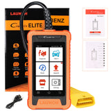 LAUNCH Creader Elite Benz OBD2 Scanner Code Reader + ABS & SRS Car Diagnostic Tool, 4 in 1 Live Data Graph, Auto VIN, WiFi Free Update