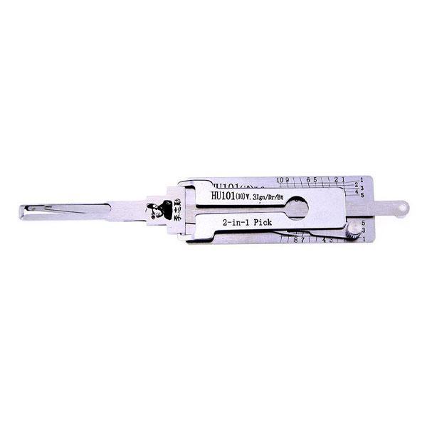 LISHI HU101(10) V.3 Ign/Dr/Bt 2-in-1 Pick & Decoder For Ford & Land Rover