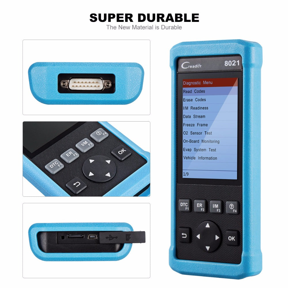 Launch CReader 8021 Full OBD2 Diagnostic Scanner With Battery Manageme