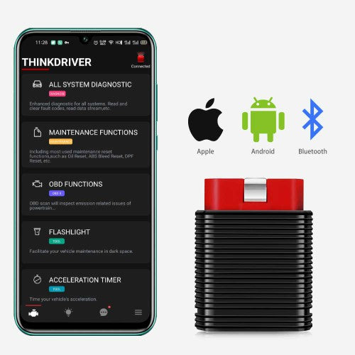 Think Car Original Thinkcar 2 Thinkdriver Bluetooth Full System OBD Diagnostic ...