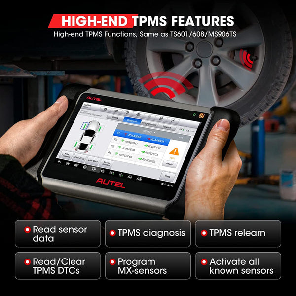 MP808TS HIGH END TPMS FEATURES