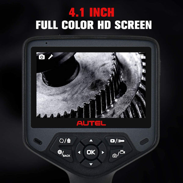 Vidéoscope Industriel Autel MV480 – Double Caméra 1080P, écran 4,1", Rotation 360°, Câble 1 M, Pour Inspection Auto/maison