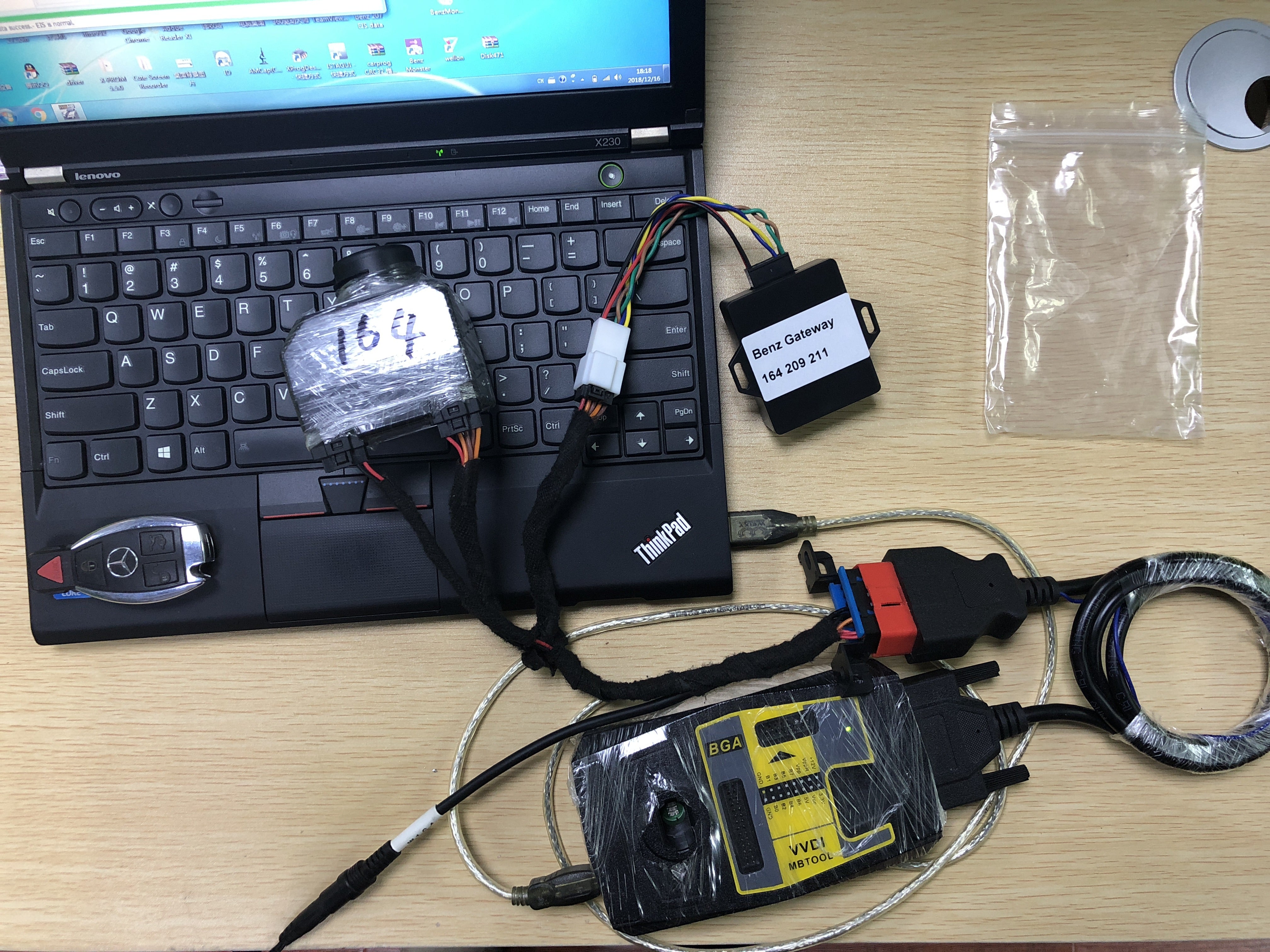 Mercedes-Benz W164 209 211 Gateway Emulator 10pcs/lot