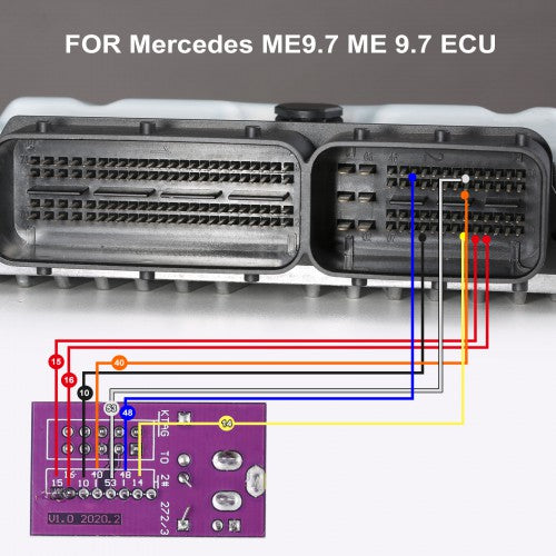 ME9.7 4.6L 4633CC V8/5.5L 5641CC V8 ECU ECM Engine Computer Programming Compatible with All Series of 272/273 Engine  for B-enz