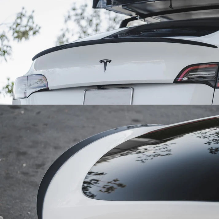 Carbon Fiber Tesla Spoiler Model Y 3 Real Carbon Fiber Spoiler
