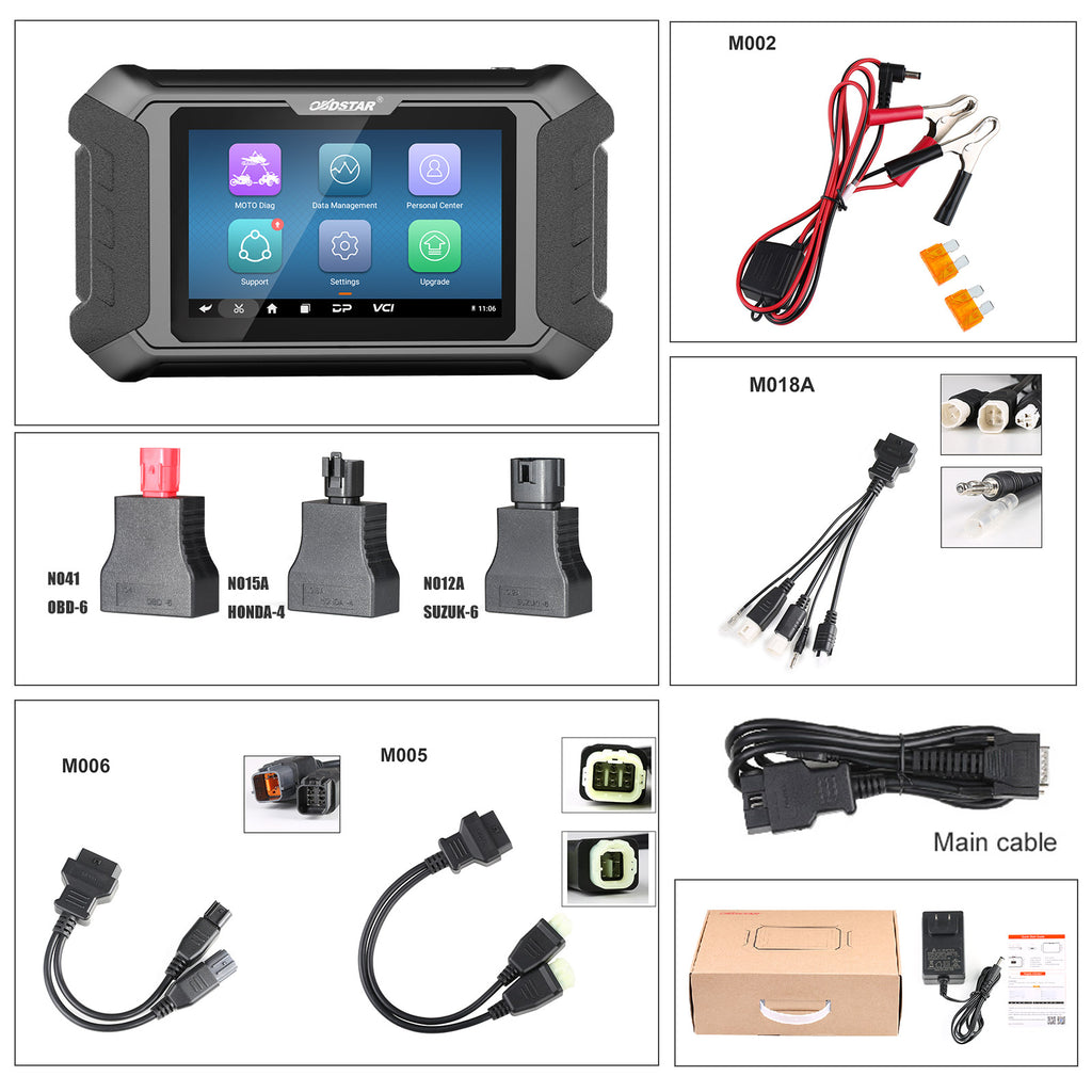 OBDSTAR iScan JAPAN Intelligent Motorcycle Diagnostic Tool Key Program ...