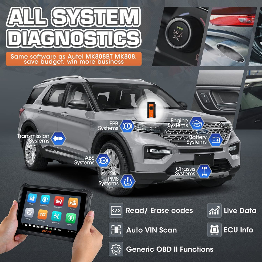Autel OTOFIX D1 Lite Diagnostic Scanner For Car Bluetooth Auto diagnostics  – VXDAS Official Store