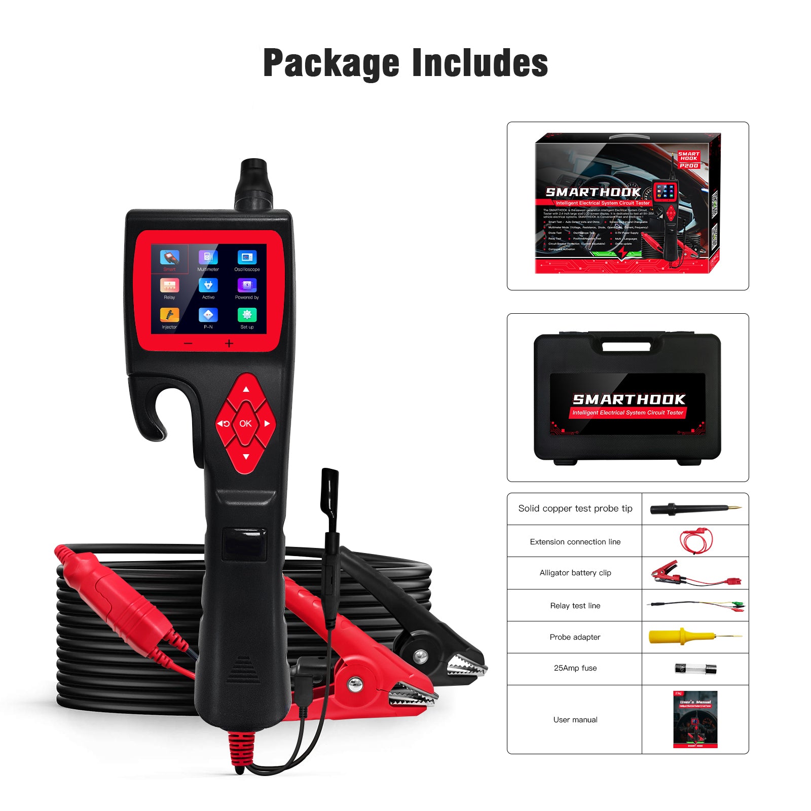 Dorman 86271 Hook Probe Tester Tool - Automotive Electrical Diagnostic Tool